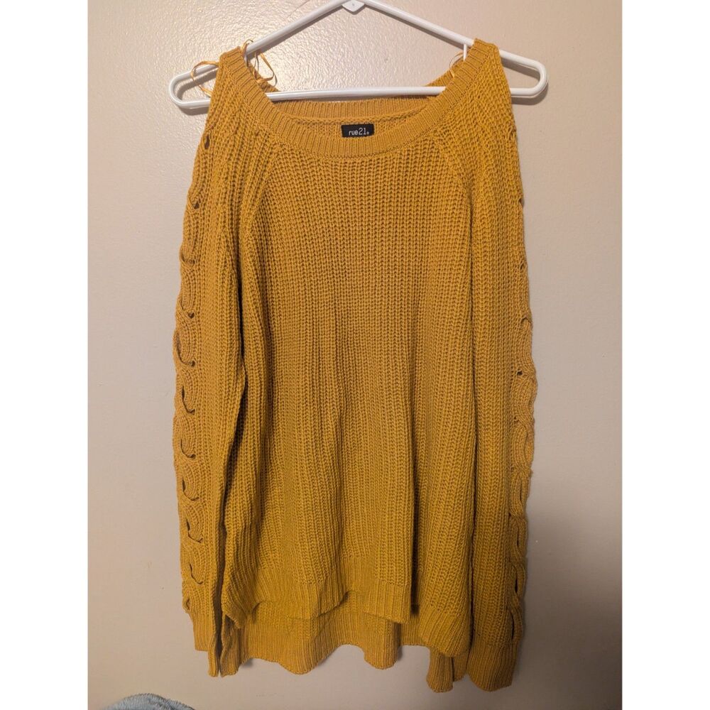 Rue 21 Yellow Sweater, M